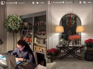 Małgorzata Rozenek-Majdan udekorowała dom na święta