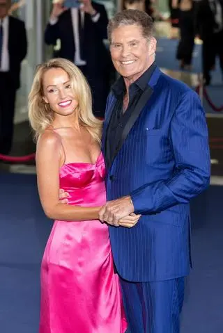 David Hasselhoff i jego żona Hayley Roberts