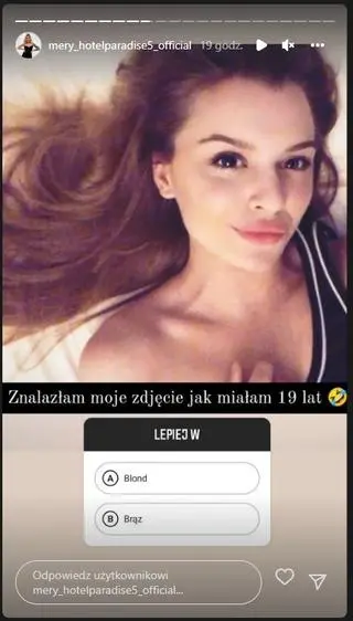 Marika Worach z "Hotelu Paradise" na starej fotografii