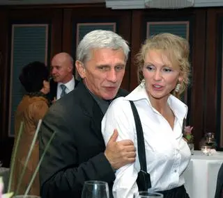 Beata Ścibakówna i Jan Englert 