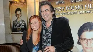 Witold Paszt z córką, 2009 rok