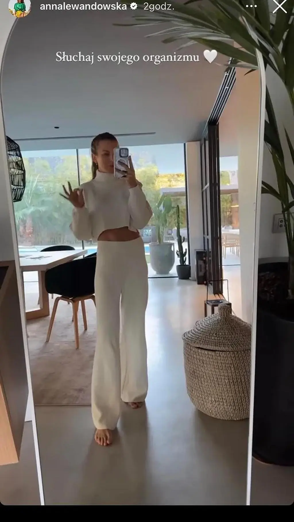 Anna Lewandowska pokazała salon