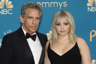 Ben Stiller i Ella Stiller w 2022 r.