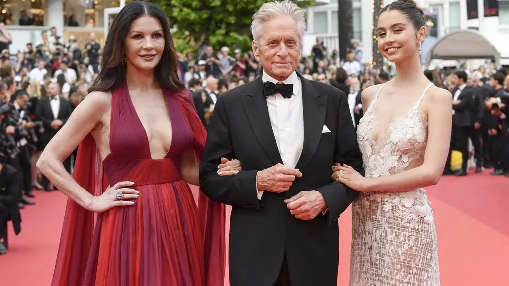 Cannes 2023 – Catherine Zeta-Jones, Michael Douglas, Carys Zeta Douglas