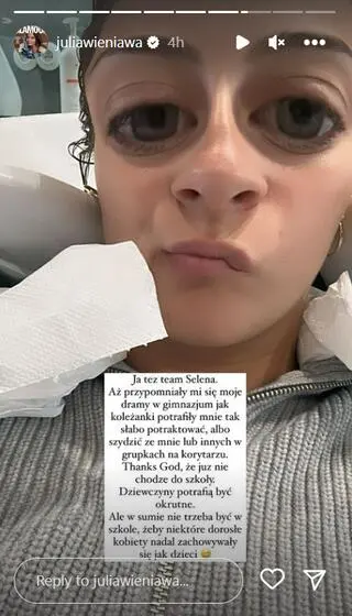 Julia Wieniawa była wyśmiewana w szkole