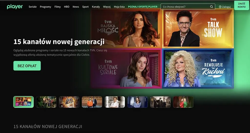 Strefa Playera bez opłat