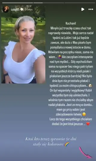 Izabela Juszczak o stracie psa