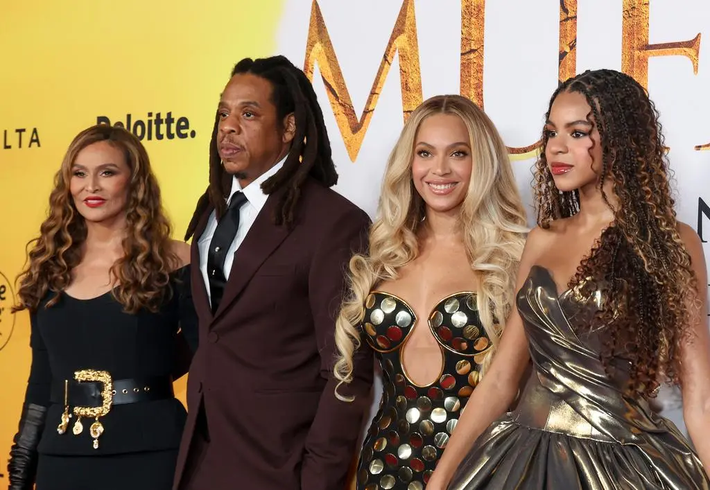 Jay-Z, Beyoncé, Blue Ivy Carter, Tina Knowles