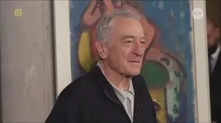 Robert De Niro odwiedził Polskę. Hollywoodzki aktor zjawił się w Krakowie na odsłonięciu obrazu jego ojca