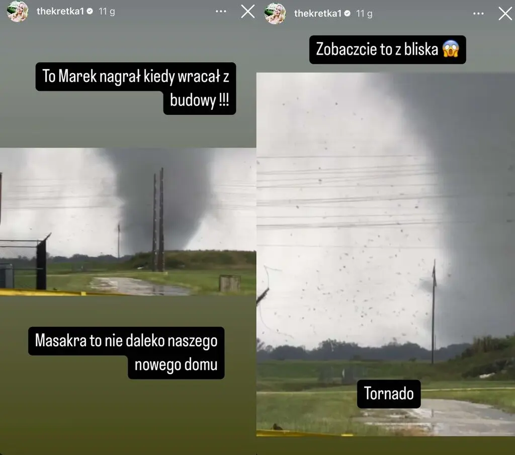 Anna Gretkowska relacjonuje niszczycielską siłę żywiołu