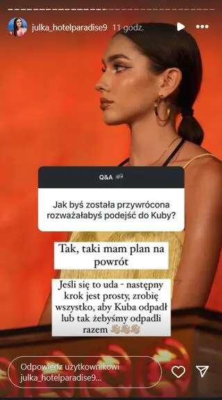 Julia Pławiak z "Hotelu Paradise" zdradziła plan na powrót