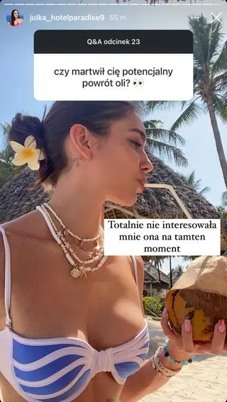 Julia z "Hotelu Paradise 9" ostro o powrocie Oli. Auć. Zaboli?