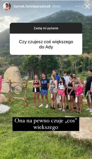 Bartek z "Hotelu Paradise 8" o Adzie