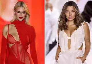 Julia Wieniawa modelką na paryskim wybiegu. Pokazała zdjęcie zza kulis, a na nim... Kendall Jenner!