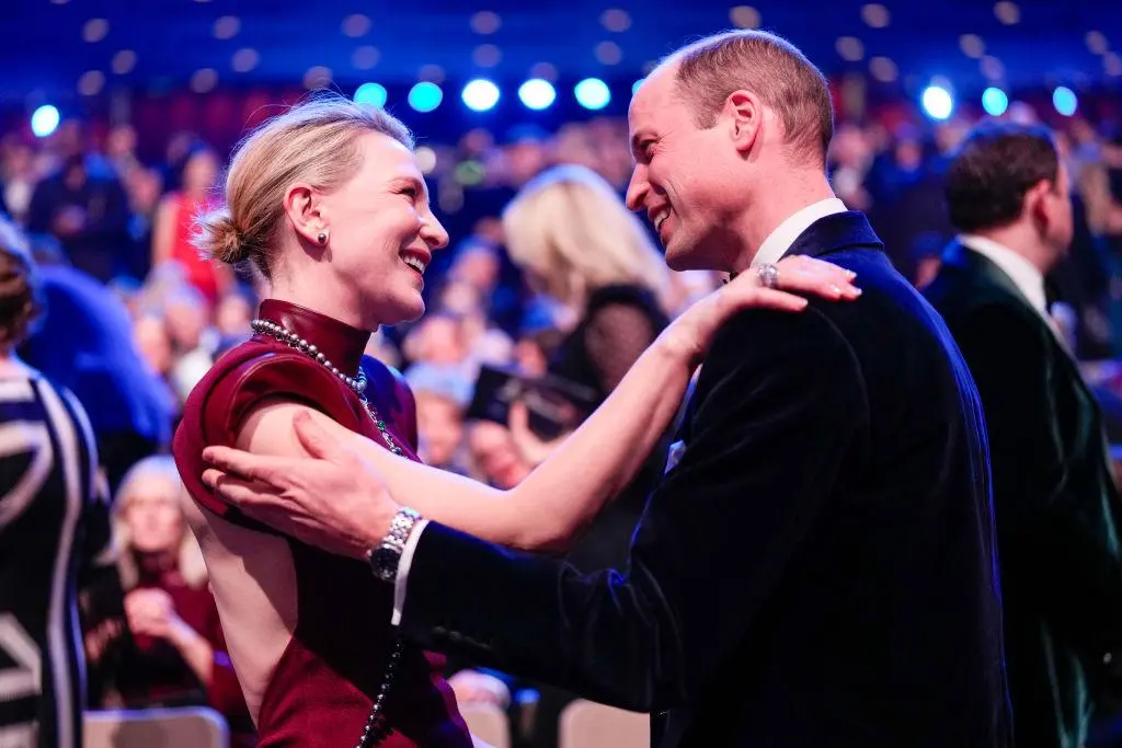 BAFTA 2024. Cate Blanchett i książę Wiliam