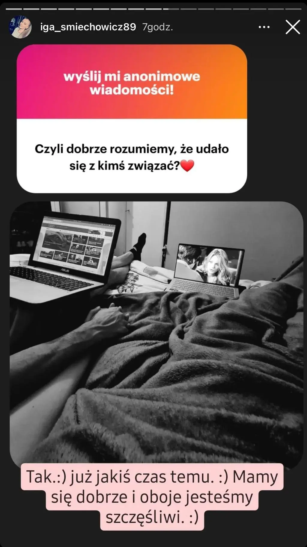 "Ślub od pierwszego wejrzenia". Iga Śmiechowicz o nowym związku