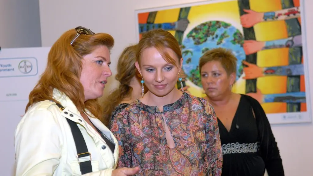 Ewelina Flinta z Katarzyną Dowbor i Dorotą Wellman
