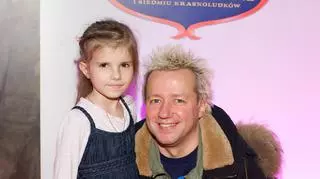 Robert Leszczyński z córką Vesną Leszczyńską. Rok 2009