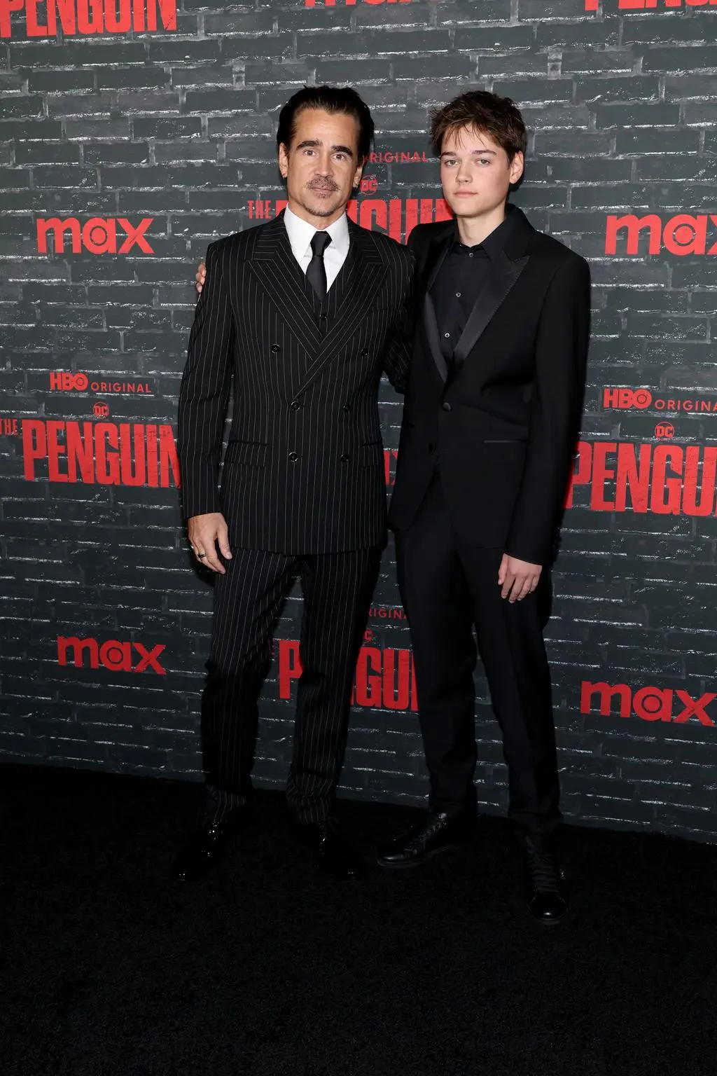 Colin Farrell pozuje z synem na premierze w Nowym Jorku. Jest komentarz Alicji Bachledy-Curuś