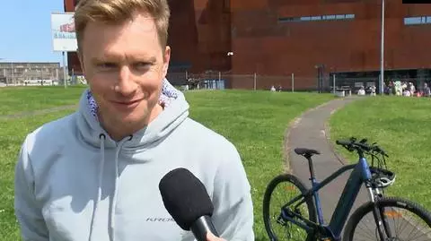 Jakub Wesołowski jest fanem rowerów marki Kross