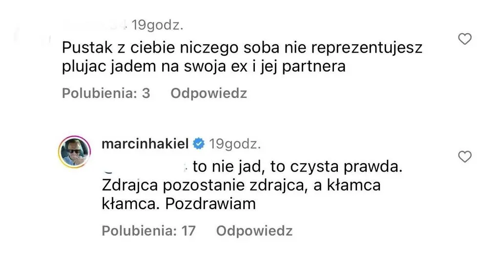 Marcin Hakiel niepochlebnie o Katarzynie Cichopek