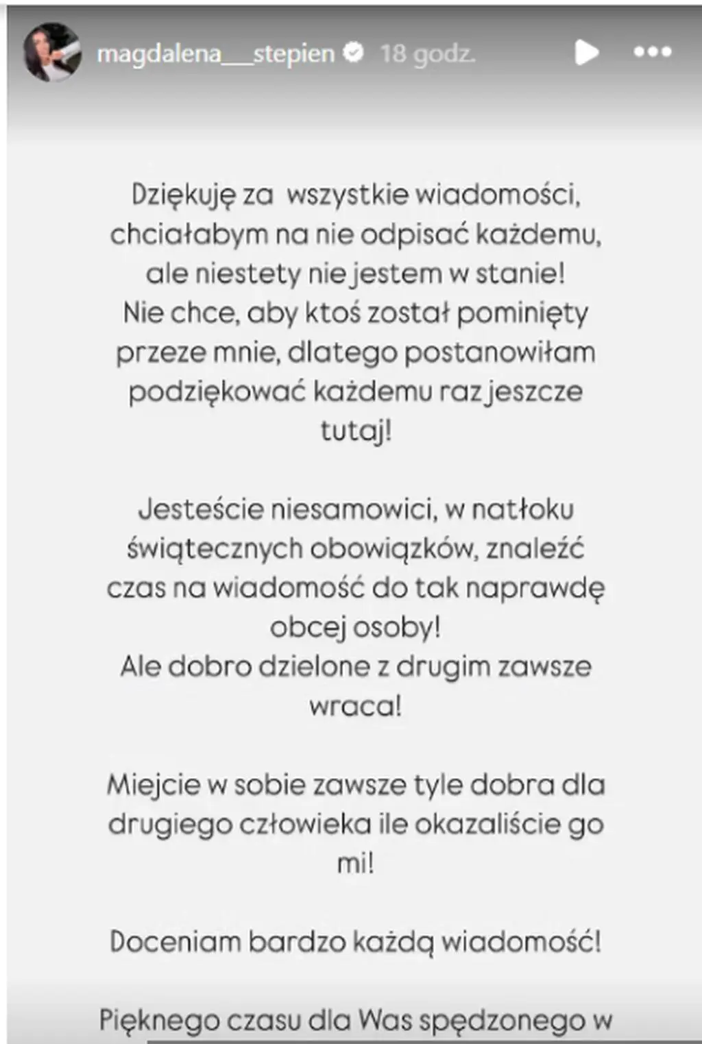 Magdalena Stępień podsumowuje 2024 rok