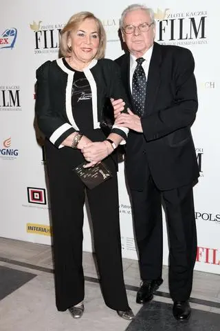 Wiesław Gołas z żoną