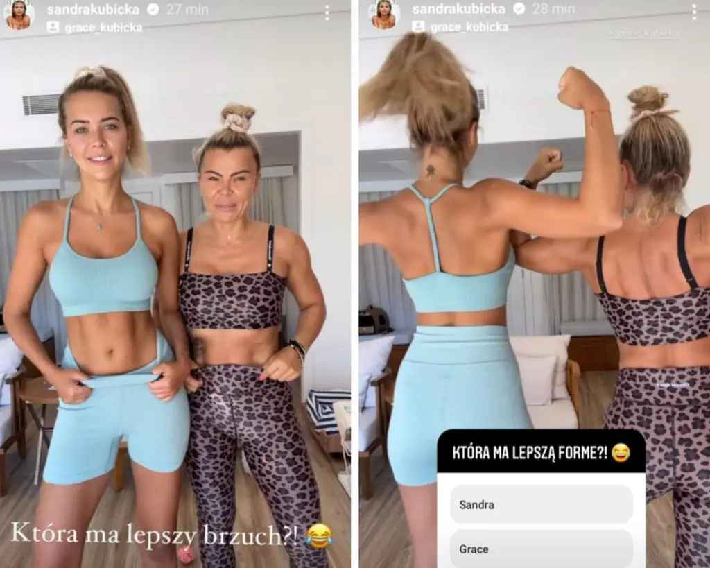 Sandra Kubicka porównuje sylwetkę mamy ze swoją