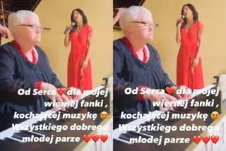 Justyna Steczkowska zaśpiewała na ślubie fanki