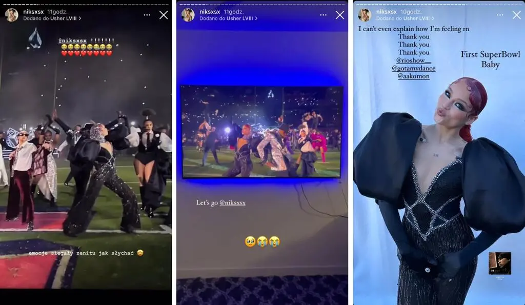 Polka wystąpiła u boku Ushera