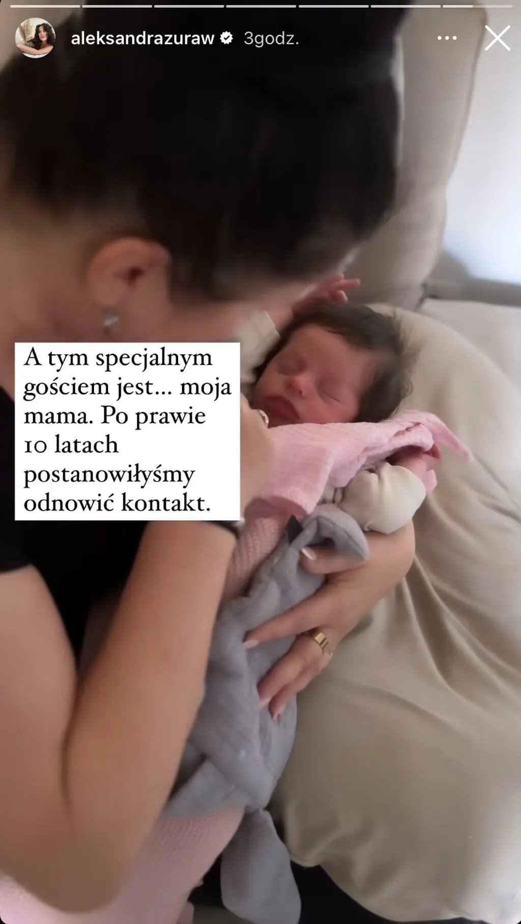 Aleksandra Żuraw pogodziła się z mamą