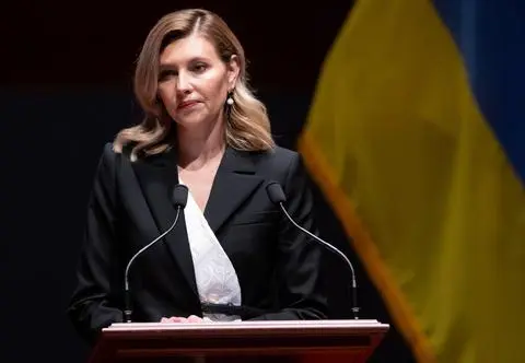Ołena Zełenska o mężu. "Nie uważam nas za idealną parę"
