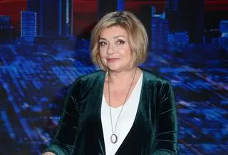 Małgorzata Ostrowska-Królikowska z wnukiem 