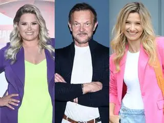 Elżbieta Romanowska, Cezary Pazura, Joanna Koroniewska