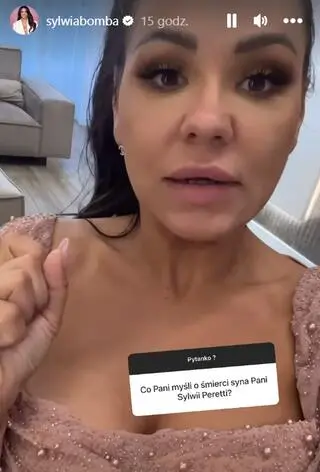 Sylwia Bomba zareagowała na śmierć syna Sylwii Peretti