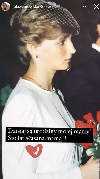 Aleksandra Żebrowska pokazała stare zdjęcie swojej mamy