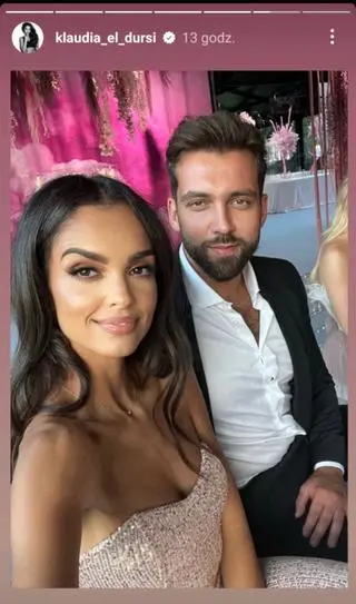 Klaudia El Dursi na ślubie Karoliny Pisarek