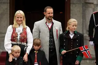 Książę Haakon z rodziną, 2015 rok