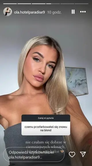 Aleksandra Buczyńska z "Hotelu Paradise 9" znów jest blondynką