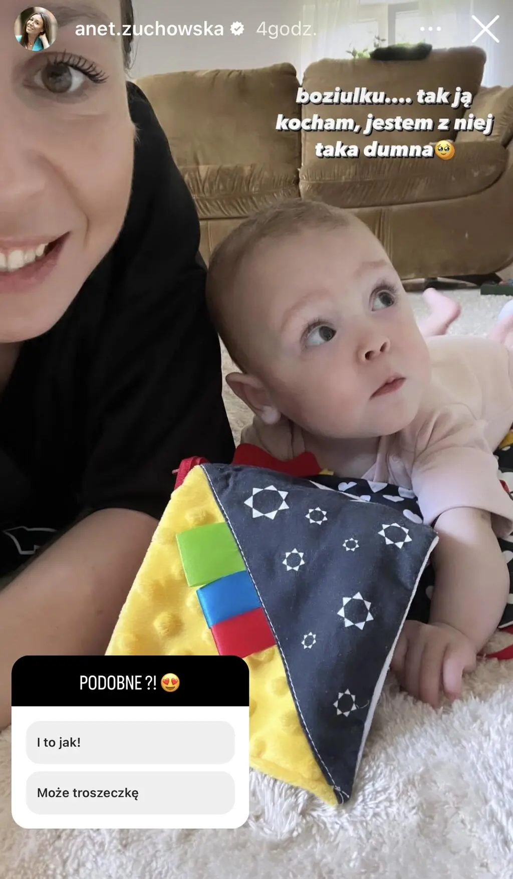 Aneta Żuchowska pokazała zdjęcie z córeczką