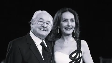 Andrzej Wajda i Maria Rosaria Omaggio