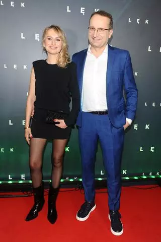 Gwiazdy na premierze filmu "Lęk": Monika Sobień-Górska i Robert Górski