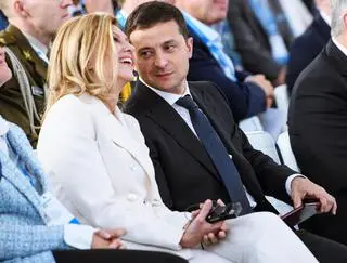 Olena Zełenska i Wołodymyr Zełenski 