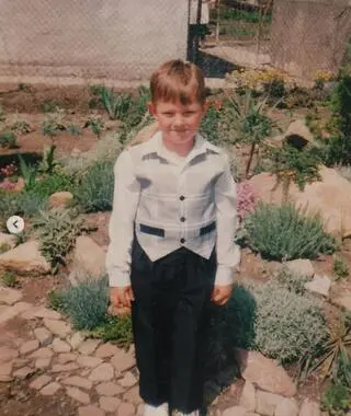 Krzysztof Żółtak w dzieciństwie