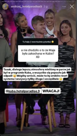 Andrzej z "HP" o konflikcie z Mają