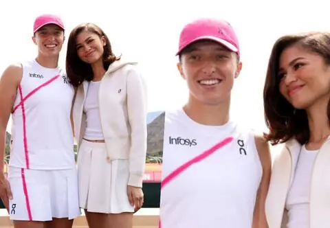 Zendaya pospieszyła z gratulacjami do Igi Świątek. Zdjęcia z hollywoodzką gwiazdą obiegły sieć