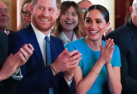Meghan Markle i książę Harry świętowali urodziny córki. Królowa poznała prawnuczkę