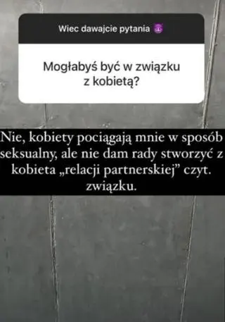 Blanka Lipińska o orientacji seksualnej