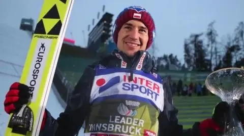 Kamil Stoch na wspólnym zdjęciu z żoną. Pochwalił się, jaki dostał prezent