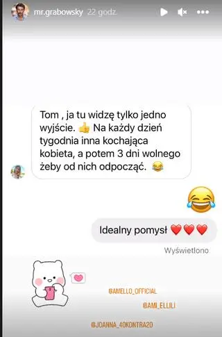 Tom dostał radę od internautki